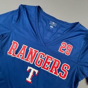 Texas Rangers Adrian Beltre 29 Women’s Jersey Top M Blue MLB Genuine Merch